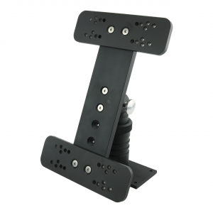 Image of Fin Gear Double Electronics Mount | Black; 4 in.