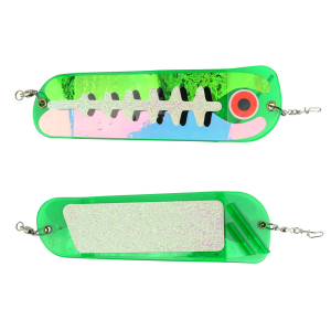 Image of Pro King Salmon Flashers | Dragon Slayer - Green; 8 in.
