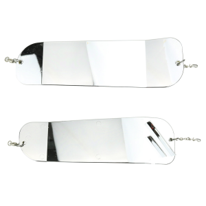 Image of Pro King Salmon Flashers | Flasher Blank, Chrome; 11 in.