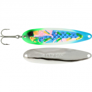 Image of Michigan Stinger Stingray Spoon | Exclusive Color - UV Bomb; 4 1/4 in.