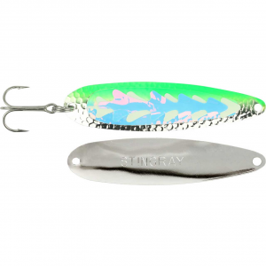 Image of Michigan Stinger Stingray Spoon | Exclusive Color - UV Green Alewife; 4 1/4 in.