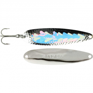 Image of Michigan Stinger Stingray Spoon | Exclusive Color - UV Black Alewife; 4 1/4 in.