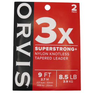 Image of Orvis SuperStrong Plus Leaders - 2pk | 3X; 9 ft.