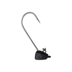 Image of Mustad AlphaPoint A-Tak Stand Up Jig Head | Matte Black; 4/0; 3/8 oz.
