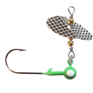 Image of PK Lures Spin A Jig | Green Glow; 3/8 oz.