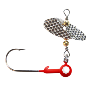 Image of PK Lures Spin A Jig | Red Glow; 1/8 oz.