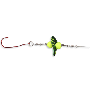 Image of PK Lures Vortex Jr. Live Bait Spinner Rig | Green