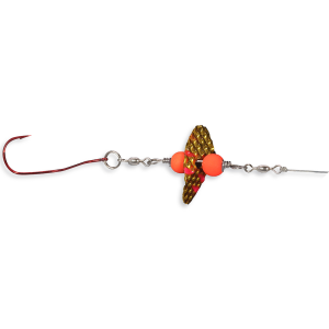 Image of PK Lures Vortex Jr. Live Bait Spinner Rig | Gold