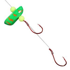 Image of PK Lures Wobbler Live Bait Rig | Lime Green