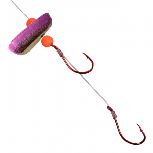 Image of PK Lures Wobbler Live Bait Rig | Purple Hologram