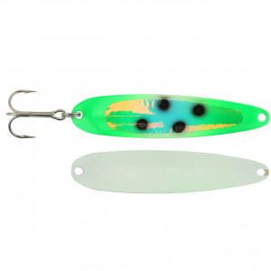 Image of Michigan Stinger Standard Spoon | Exclusive Color - UV Granny Smith; 3 3/4 in.