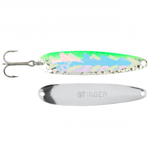 Image of Michigan Stinger Standard Spoon | Exclusive Color - UV Green Alewife; 3 3/4 in.