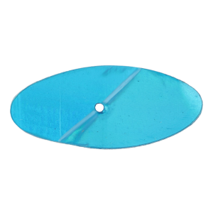 Image of PK Lures Reeff Rig Blades | Blue Metallic; 1 3/8 in.