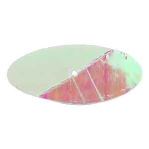 Image of PK Lures Reeff Rig Blades | Hologram White; 1 3/8 in.