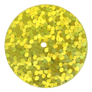 Image of PK Lures Dakota Disc | Yellow Glitter