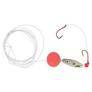 Image of PK Lures Pro Series Dakota Disc Live Bait Spinner Rig | Red