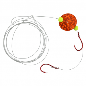 Image of PK Lures Dakota Disc Live Bait Spinner Rig | Orange