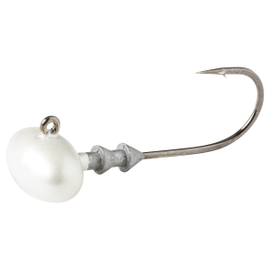 Image of Great Lakes Finesse Stealth Football Jig Head | Pearl White; 1/8 oz.