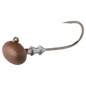Image of Great Lakes Finesse Stealth Football Jig Head | Matte Brown; 3/16 oz.