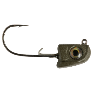 Image of Great Lakes Finesse Sneaky Swimbait Head | Matte Green Pumpkin; 1/4 oz.