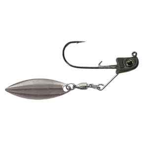 Image of Great Lakes Finesse Sneaky Underspin | Matte Green Pumpkin-Silver Blade; 5/16 oz.