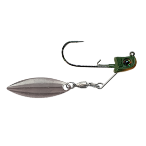 Image of Great Lakes Finesse Sneaky Underspin | Matte Perch-Silver Blade; 5/16 oz.