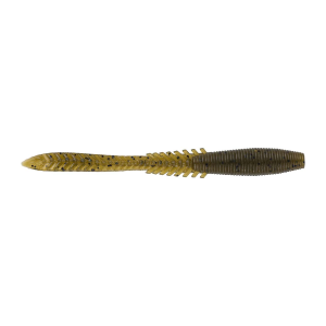 Image of Northland Eye-Candy Jiggin' Leech | Green Pumpkin; 3 1/4 in.