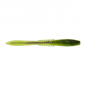 Image of Northland Eye-Candy Jiggin' Leech | Purple Chartreuse; 3 1/4 in.