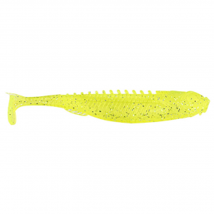 Image of Northland Eye-Candy Paddle Shad | Silver Chartreuse; 4 in.