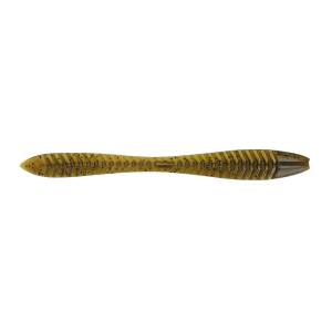 Image of Northland Eye-Candy Riggin' Leech | Green Pumpkin; 4 1/4 in.