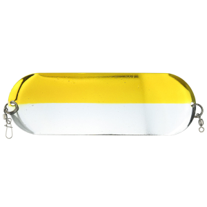 Image of Character Lures Dodger | 50/50 Chrome Gold; 6 1/4 in.