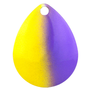 Image of Character Lures Premium Colorado Blades | Gold/Purple 50/50; 4