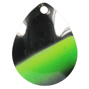 Image of Character Lures Premium Colorado Blades | Chrome Erie Flu; 4