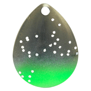 Image of Character Lures Premium Colorado Blades | Michael Jackson Green; 5