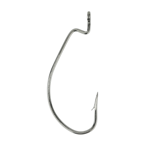 Image of Daiichi Fat Gap Worm & Tube Hook | Black Nickel; 2/0