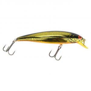 Image of Bomber 14A Short Shallow Diver | Gold Chrome-Orange Belly; 3 1/2 in.