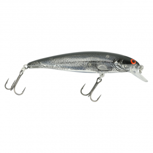 Image of Bomber 14A Short Shallow Diver | Silver Flash-Black Back; 3 1/2 in.