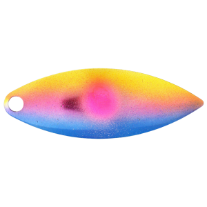 Image of Character Lures Premium Willow Blades | Oil Slick Pink Dot; 4