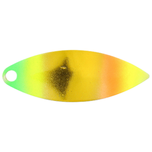 Image of Character Lures Premium Willow Blades | Gold Rasta; 4