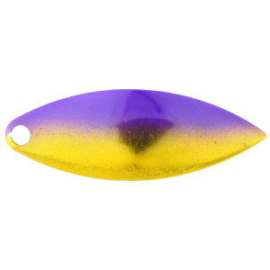 Image of Character Lures Premium Willow Blades | Gold/Purple 50/50; 4