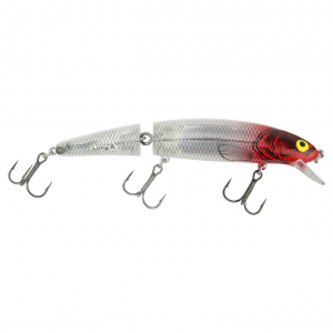 Image of Bomber 15J Jointed Shallow Diver | Silver Flash-Red Head; 4 1/2 in.