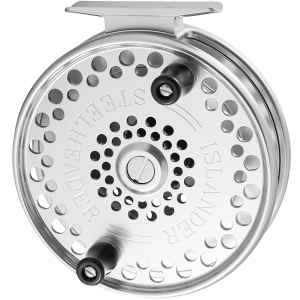 Image of Islander Steelheader IS Centerpin Float Reel | Clear/Silver