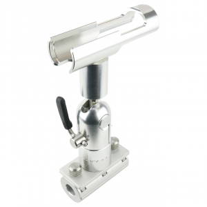 Image of Cisco Single Short Cradle Rod Holder on Thumbscrew Rail Mount | 7/8 in.