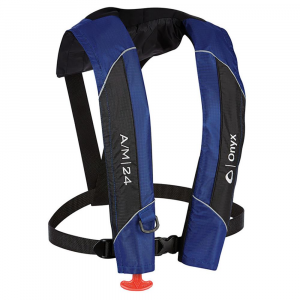 Image of Onyx A/M-24 Automatic/Manual Inflatable Life Vest | Blue/Black