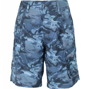 Image of AFTCO Men's Tactical Fishing Shorts | 32; Blue Camo