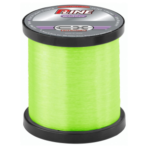 Image of P-Line CX Premium Fluorocarbon Coated Line | 15 lb.; Hi-Vis Fluorescent Green; 3000 yds.