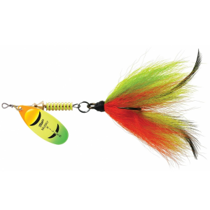 Image of Mepps Musky Killer Spinner | Hot Firetiger Blade/Firetiger Tail; 3/4 oz.