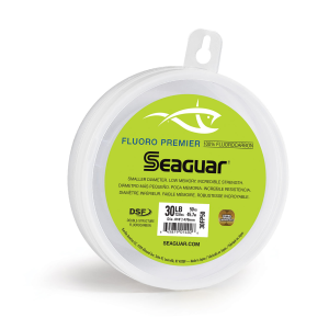 Image of Seaguar Fluoro Premier Fluorocarbon Leader Material | 30 lb.; Clear; 50 yds.