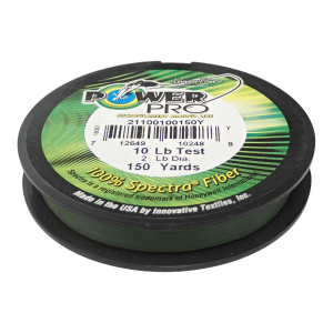 Image of PowerPro Braided Spectra Fiber Line | 40 lb.; Moss Green; 300 yds.