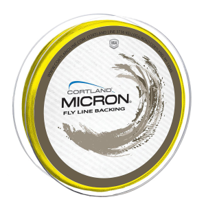 Image of Cortland Micron Fly Line Backing | High-Vis Yellow; 20 lb.; 250 yds.